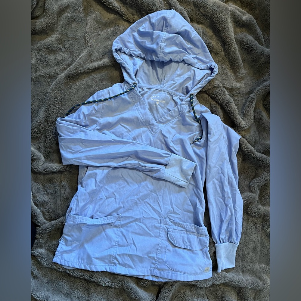 ceil blue xs scrub top hoodie
